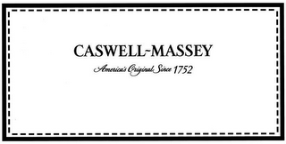 CASWELL-MASSEY AMERICA'S ORIGINAL SINCE 1752 logo