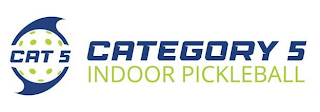 CAT 5 CATEGORY 5 INDOOR PICKLEBALL logo