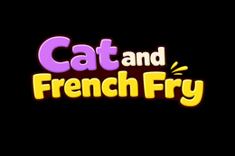 CAT AND FRENCH FRY logo