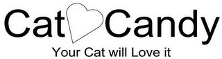 CAT CANDY YOUR CAT WILL LOVE IT logo