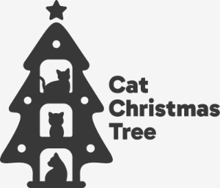 CAT CHRISTMAS TREE logo