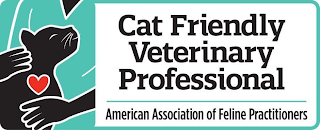 CAT FRIENDLY VETERINARY PROFESSIONAL AMERICAN ASSOCIATION OF FELINE PRACTITIONERS logo