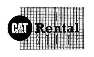 CAT THE RENTAL STORE logo