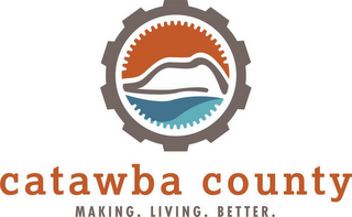CATAWBA COUNTY MAKING. LIVING. BETTER logo