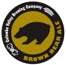 CATAWBA VALLEY BREWING COMPANY, BROWN BEAR ALE logo