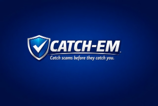 CATCH-EM: CATCH SCAMS BEFORE THEY CATCH YOU. logo