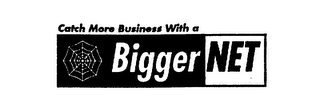 CATCH MORE BUSINESS WITH A BIGGERNET logo
