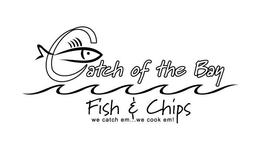 CATCH OF THE BAY FISH & CHIPS WE CATCH EM...WE COOK EM! logo