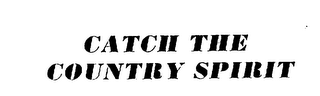 CATCH THE COUNTRY SPIRIT logo