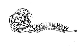 CATCH THE WAVE THE ULTIMATE YOGURT EXPERIENCE logo