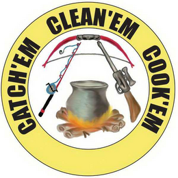 CATCH'EM CLEAN'EM COOK'EM logo