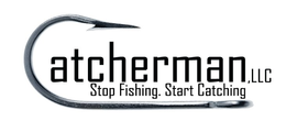 CATCHERMAN,LLC STOP FISHING. START CATCHING logo