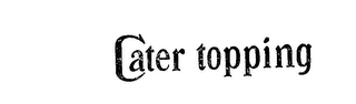 CATER TOPPING logo