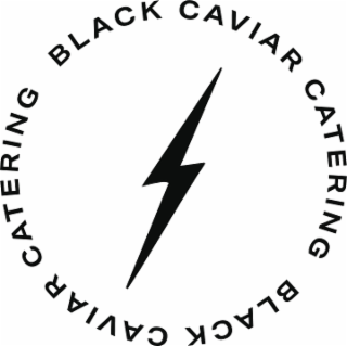 CATERING BLACK BLACK CAVIAR CAVIAR CATERING logo