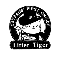 CATFANS' FIRST CHOICE LITTER TIGER logo