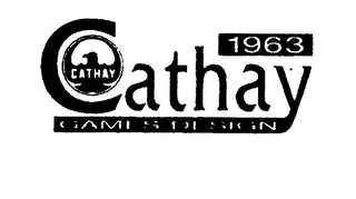 CATHAY CATHAY 1963 GAMES DESIGN logo