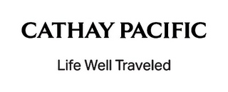 CATHAY PACIFIC LIFE WELL TRAVELED logo