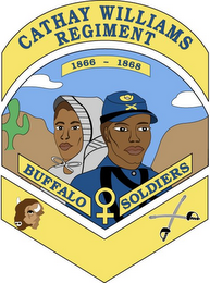CATHAY WILLIAMS REGIMENT 1866 - 1868 BUFFALO SOLDIERS logo