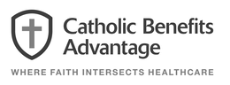 CATHOLIC BENEFITS ADVANTAGE WHERE FAITH INTERSECTS HEALTHCARE logo