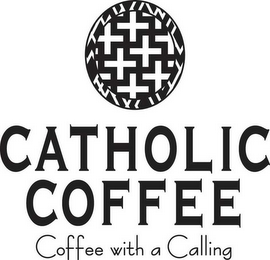 CATHOLIC COFFEE COFFEE WITH A CALLING logo
