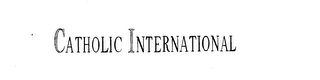 CATHOLIC INTERNATIONAL logo