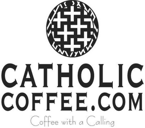 CATHOLICCOFFEE.COM COFFEE WITH A CALLING logo