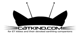 CATKIND.COM FOR ET KITTIES AND THEIR DEVOTED EARTHLING COMPANIONS logo