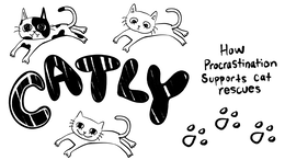 CATLY HOW PROCRASTINATION SUPPORTS CAT RESCUES logo