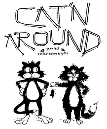 CAT'N AROUND PURRFECT COLLECTABLES & GIFTS logo