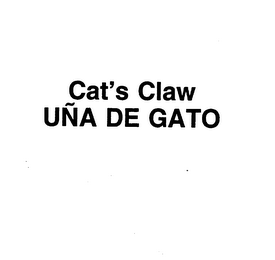 CAT'S CLAW UNA DE GATO