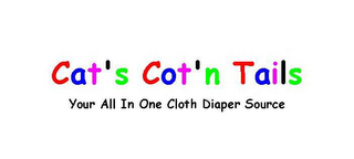 CAT'S COT'N TAILS YOUR ALL IN ONE CLOTH DIAPER SOURCE logo