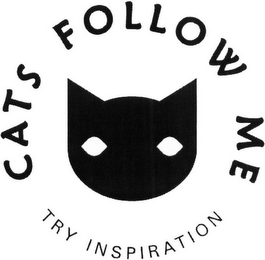 CATS FOLLOW ME TRY INSPIRATION logo