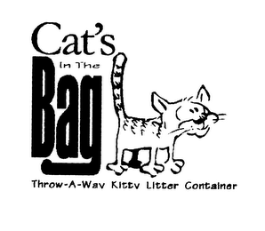 CAT'S IN THE BAG THROW-A-WAY KITTY LITTER CONTAINER logo