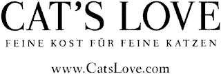 CAT'S LOVE FEINE KOST FÜR FEINE KATZEN WWW.CATSLOVE.COM logo