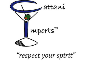 CATTANI IMPORTS "RESPECT YOUR SPIRIT" logo