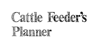 CATTLE FEEDER'S PLANNER logo