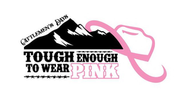 CATTLEMEN'S DAYS TOUGH ENOUGH TO WEAR PINK logo