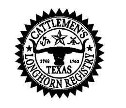 CATTLEMEN'S TEXAS LONGHORN REGISTRY 1748 1762 logo