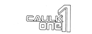 CAULK ONE 1 logo