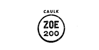 CAULK ZOE 200 logo