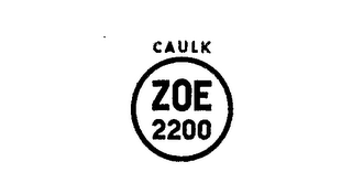 CAULK ZOE 2200 logo