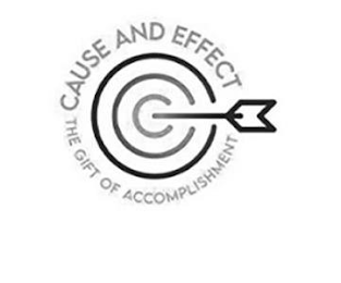 CAUSE AND EFFECT THE GIFT OF ACCOMPLISHMENT logo