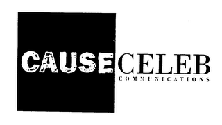CAUSE CELEB COMMUNICATIONS logo