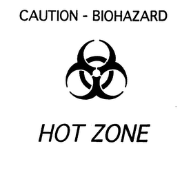CAUTION - BIOHAZARD HOT ZONE logo