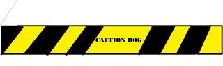 CAUTION DOG logo