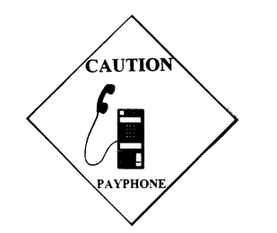 CAUTION PAYPHONE logo
