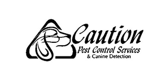 CAUTION PEST CONTROL SERVICES & CANINE DETECTION logo