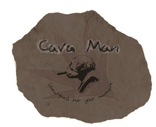 CAVA MAN DEFINIO TUUM LOCUS UNEARTHED FOR YOUR MANCAVE logo