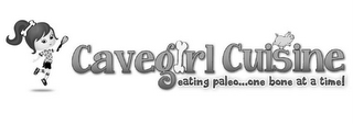 CAVEGIRL CUISINE EATING PALEO...ONE BONE AT A TIME! logo