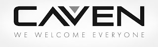 CAVEN WE WELCOME EVERYONE logo